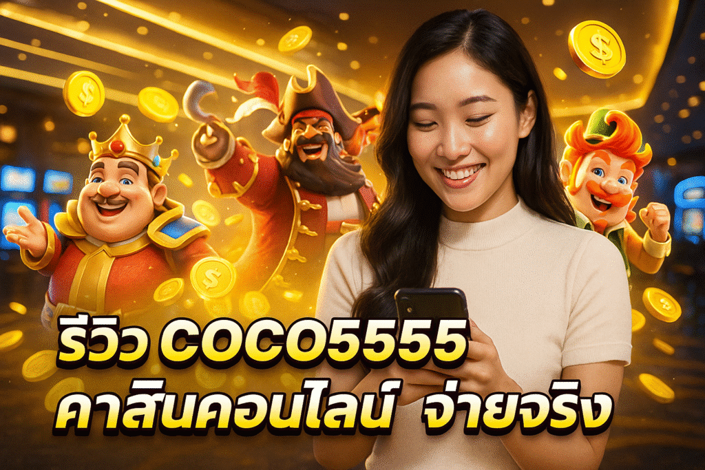 รีวิว COCO5555 คาสิโนออนไลน์ จ่ายจริง