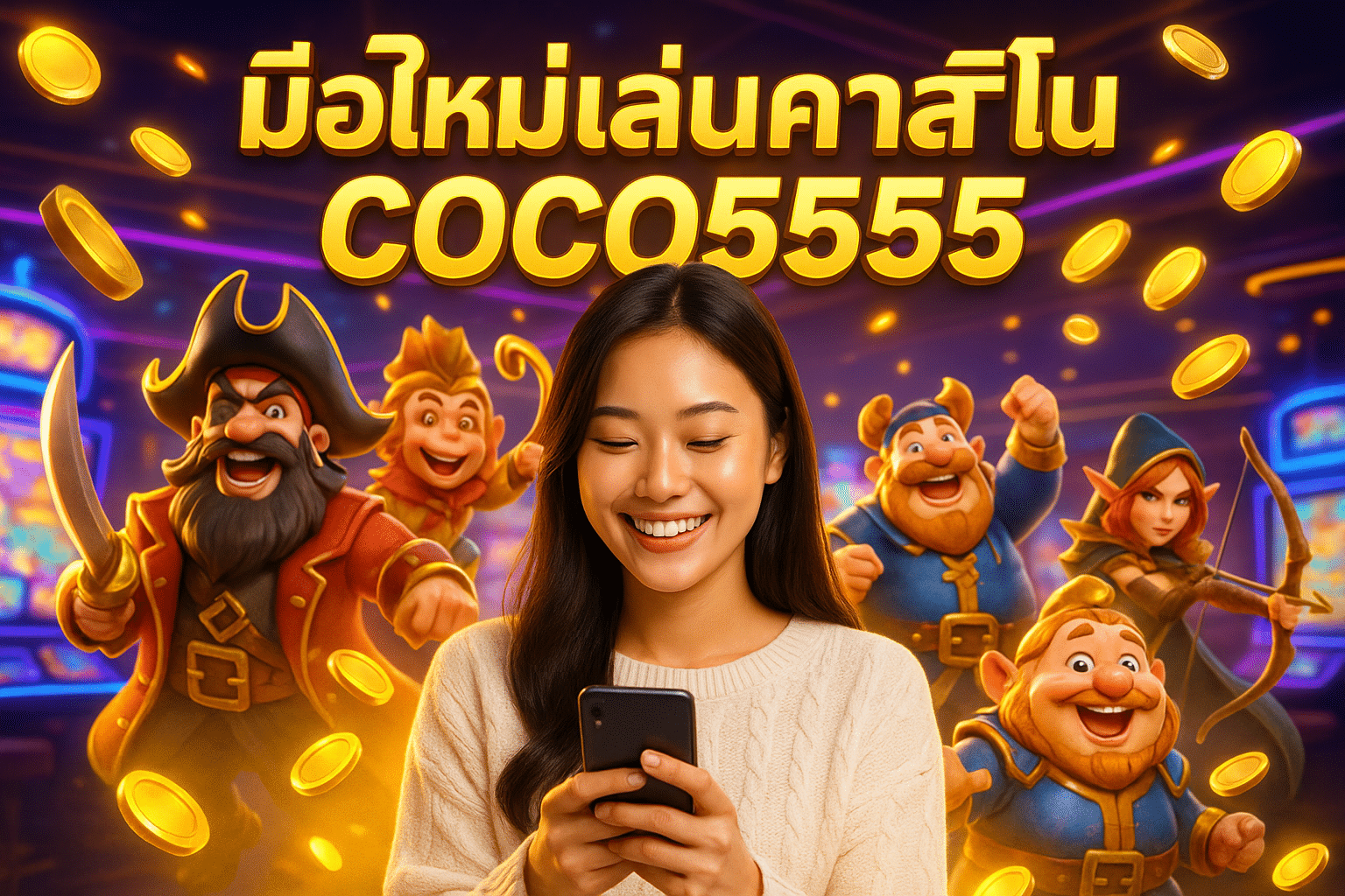 มือใหม่เล่นคาสิโน COCO5555