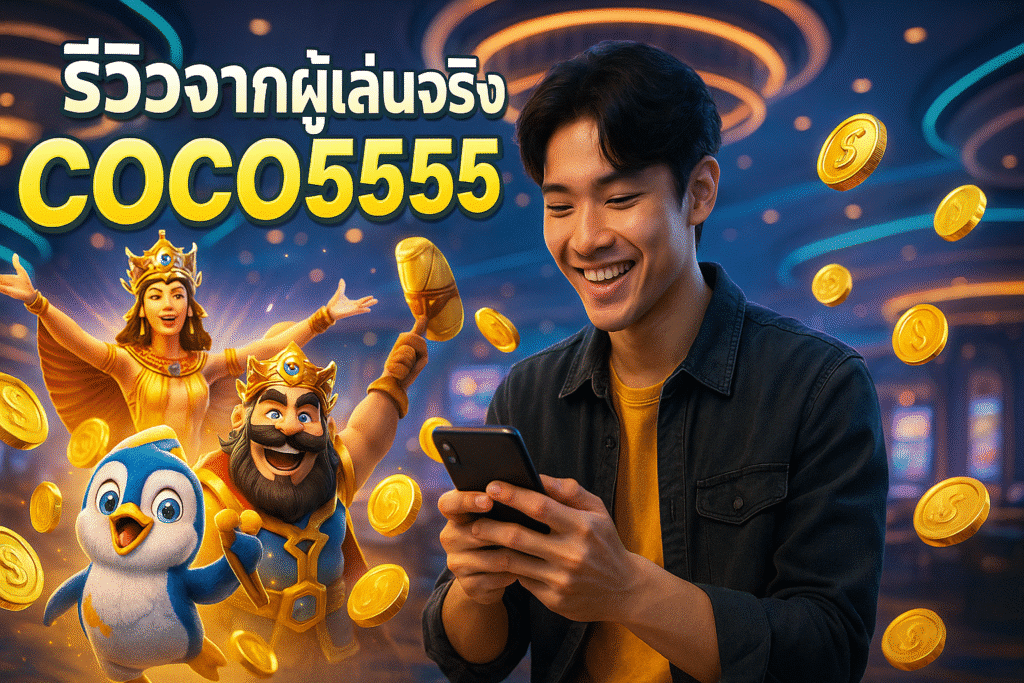 รีวิวจากผู้เล่นจริง COCO5555