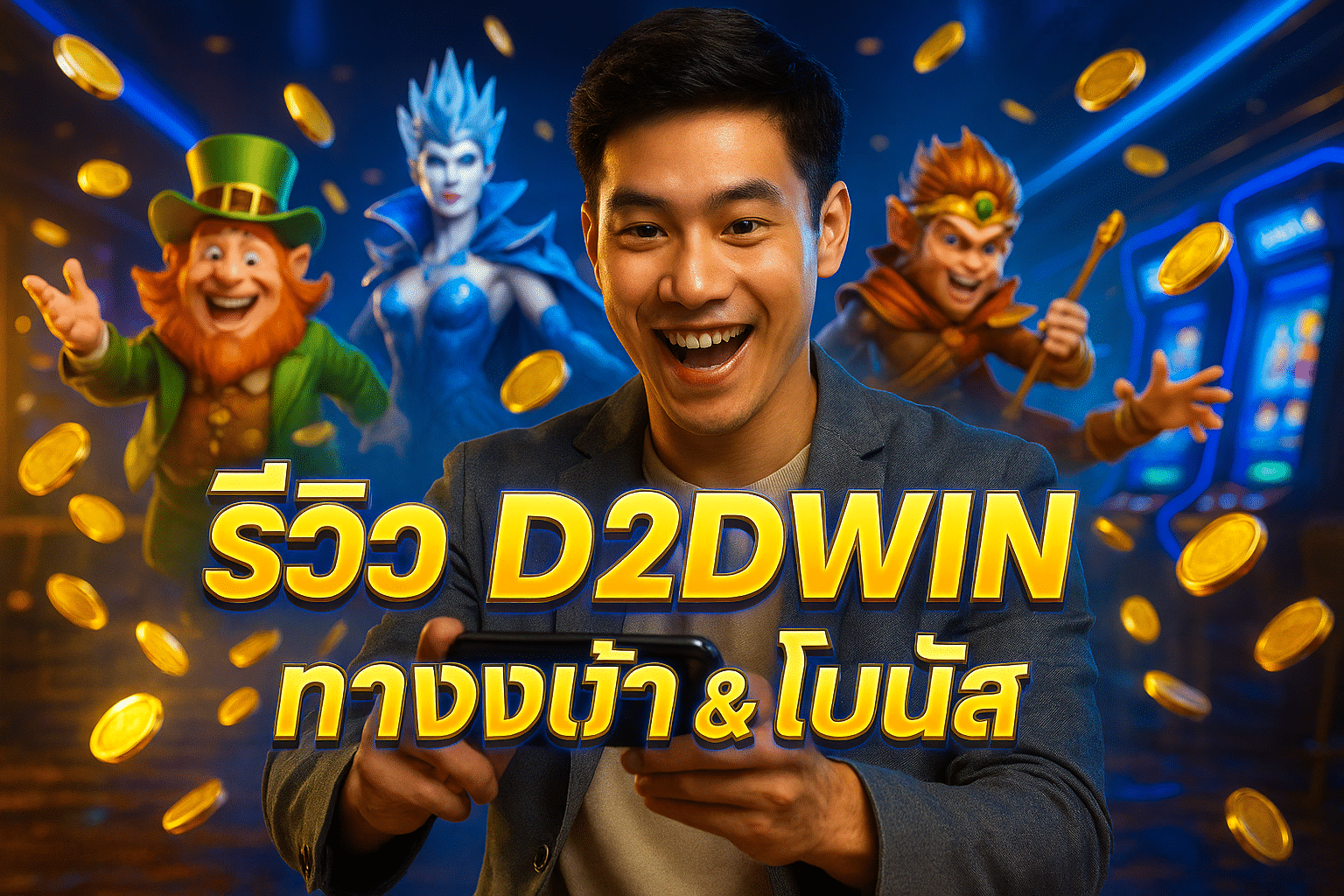 รีวิว D2DWIN ทางเข้า & โบนัส