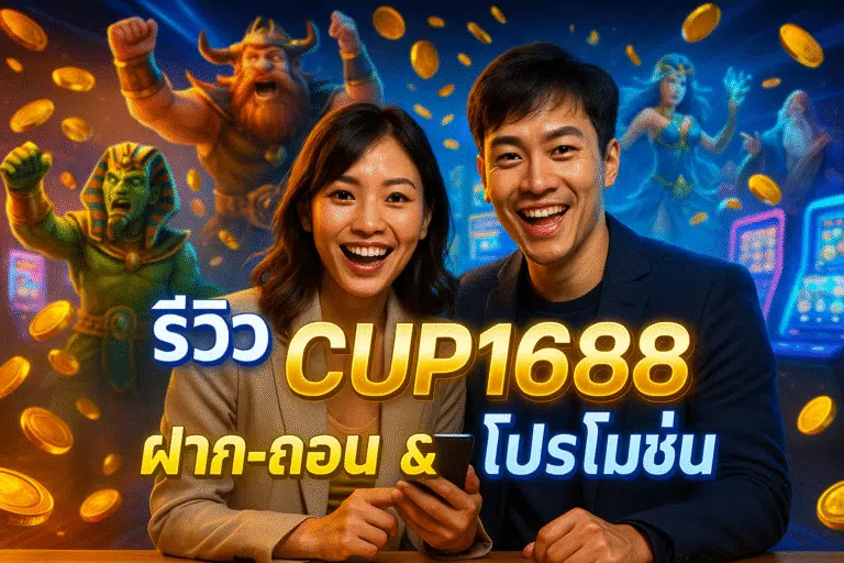 รีวิว CUP1688 ฝาก-ถอน & โปรโมชั่น