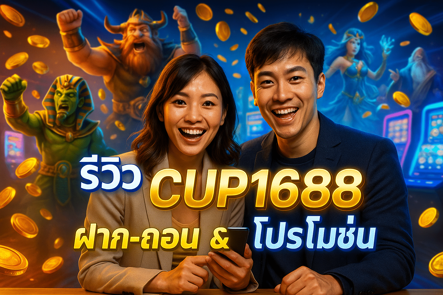 รีวิว CUP1688 ฝาก-ถอน & โปรโมชั่น
